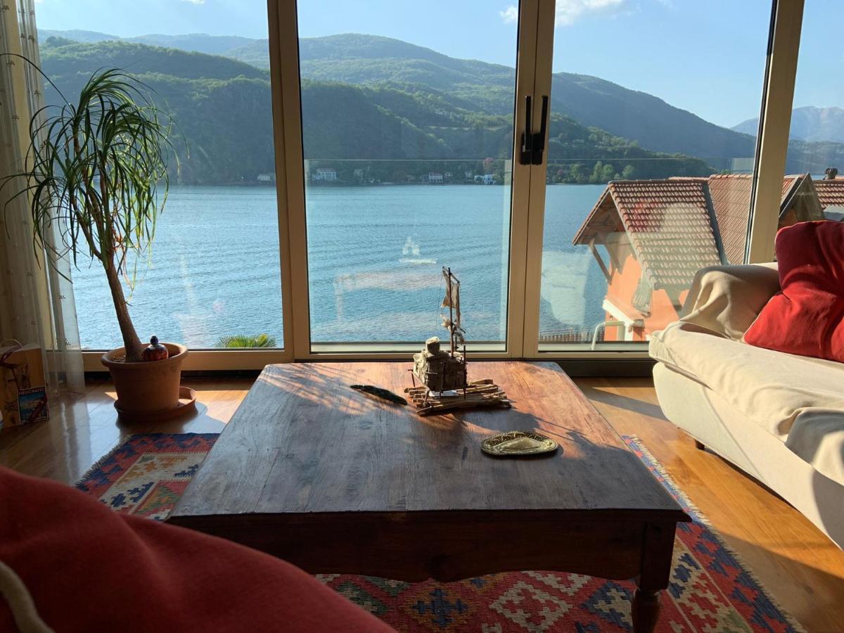 B&B Dolce Vista Al Lago Lugano Porto Ceresio Exterior foto